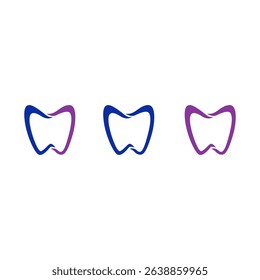 DENTAL CLINIC DENTIST TOOTH DOCTOR SIGN SYMBOL LOGO VECTOR