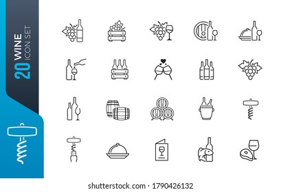 Dental clinic elements - thin line web icon set. Outline icons collection. Simple vector illustration.