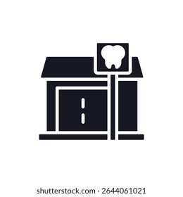dental clinic icon collection .design style with background
