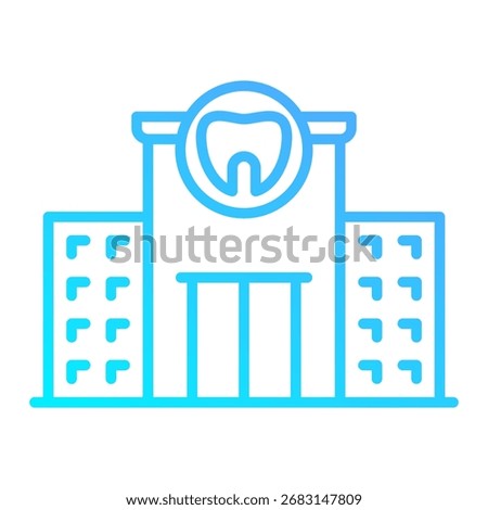 Dental Clinic Icon Element For Design