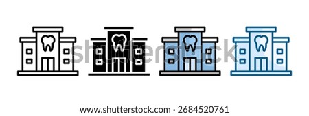 Dental Clinic Icon Set Multiple Style Collection