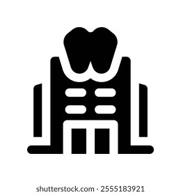 dental clinic icon. vector glyph icon for your website, mobile, presentation, and logo design.