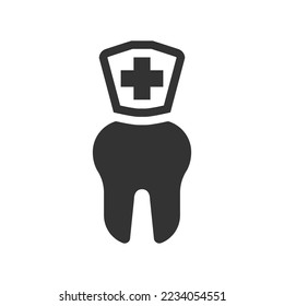 Dental clinic icon, Vector Graphics