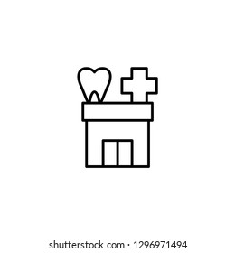dental clinic icon vector illustration