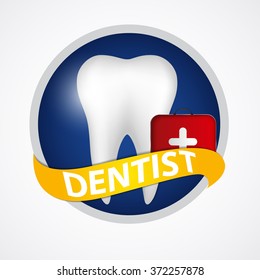 Dental Clinic Icon Vector Illustration EPS10