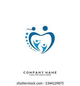 Dental Clinic Logo abstract design vector template
