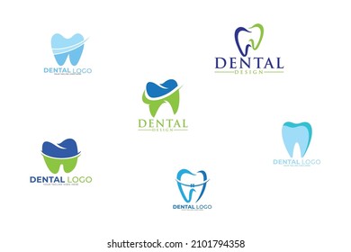 Dental Clinic Dental Logo Abstract design vector template in linear style. Dentist stomatology doctor doctor Logotype concept icon.