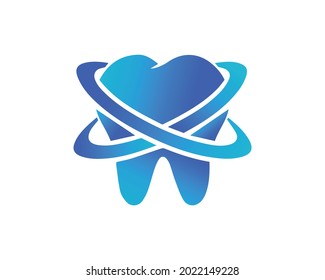 Dental Clinic And Dental Logo Design 3D Vector Template.