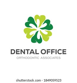 Dental Clinic Logo Design Dentist Logo Tooth abstract Linear Dentist stomatology	