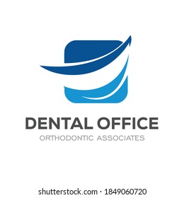 Dental Clinic Logo Design Dentist Logo Tooth abstract Linear Dentist stomatology	