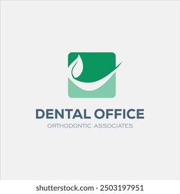 Clínica Dental Diseño de Logo Dentista Logotipo Diente abstracto Dentista lineal Estomatología	