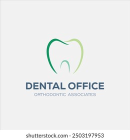 Dental Clinic Logo Design Dentist Logo Tooth abstract Linear Dentist stomatology	