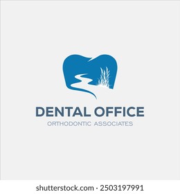 Dental Clinic Logo Design Dentist Logo Tooth abstract Linear Dentist stomatology	