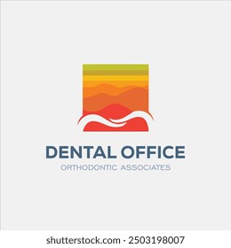 Dental Clinic Logo Design Dentist Logo Tooth abstract Linear Dentist stomatology	