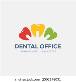 Dental Clinic Logo Design Dentist Logo Tooth abstract Linear Dentist stomatology	