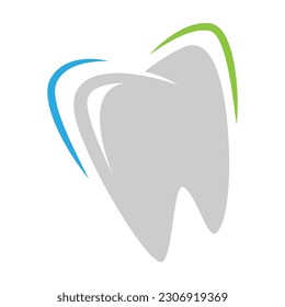 Dental clinic logo design illustration