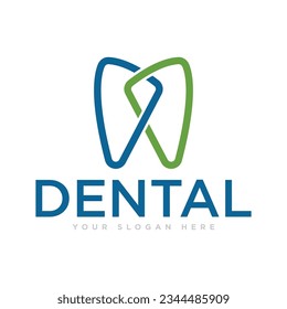 Dental Clinic Logo Design Illustration