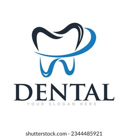 Dental Clinic Logo Design Illustration