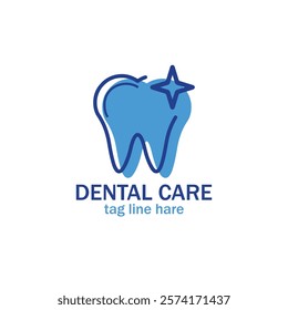 Dental clinic logo design ,teeth and tooth Care logo template.