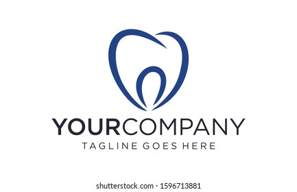 Dental clinic for logo design vector editable
