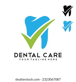 Dental clinic logo design vector template. Dentist logotype icon illustration concept.