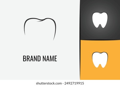 Dental Clinic Logo Teeth. Dentist Tooth logotype icon