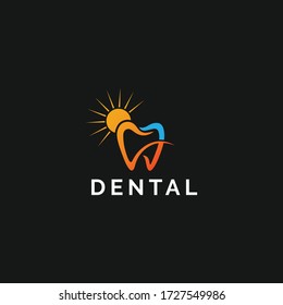 Dental Clinic Logo Teeth Tooth abstract design vector template-Dental Clinic Logo Tooth abstract design vector template Linear style. Dentist stomatology medical doctor Logotype concept icon.
