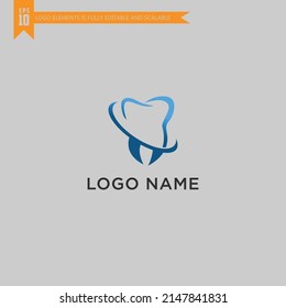 Dental Clinic logo template  Dental Care logo designs vector  Health Dent Logo design vector template linear style. Dental clinic Logotype concept icon. 
