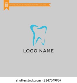 Dental Clinic logo template  Dental Care logo designs vector  Health Dent Logo design vector template linear style. Dental clinic Logotype concept icon. Tooth Teeth Smile Logo