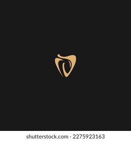 Dental Clinic logo template, Dental Care logo designs vector, Health Dent Logo design vector template linear style.
