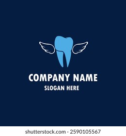 Dental Clinic logo template, Dental Care logo designs vector, Health Dent Logo design vector template linear style. Dental clinic Logotype concept icon. Tooth Teeth Smile Dentist Logo,