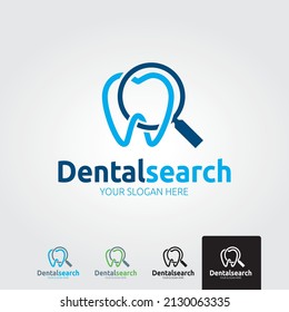 Dental Clinic Logo Tooth abstract design vector template