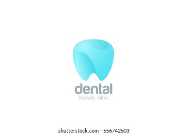 Dental Clinic Logo Tooth abstract design vector template.
Dentist stomatology medical doctor Logotype concept icon.