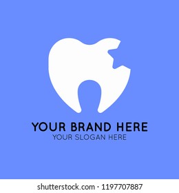 Dental Clinic Logo Tooth design vector template. Dentist stomatology medical doctor Logotype concept icon
