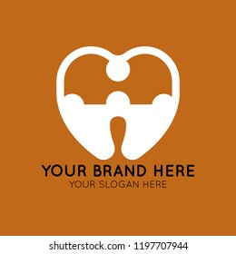 Dental Clinic Logo Tooth design vector template. Dentist stomatology medical doctor Logotype concept icon