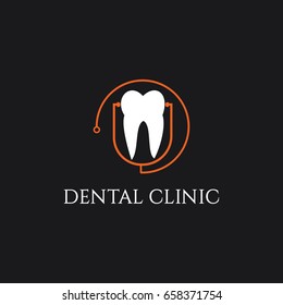 Dental Clinic Logo Vector Template