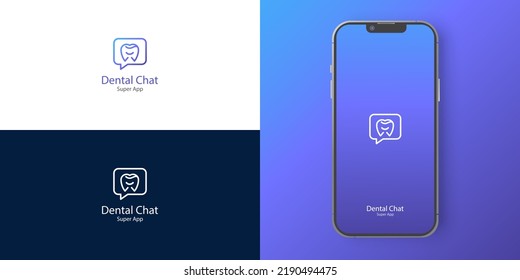Dental Clinic Mobile App Logo Template