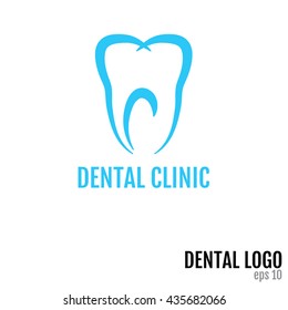 Dental clinic - vector concept of dental clinic logo