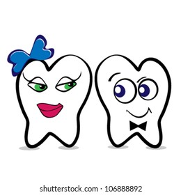 dental clinic vector icon - smile
