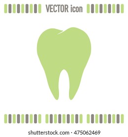 Dental clinic vector icon. Tooth icon