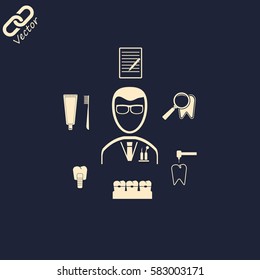 Dental clinic. Vector illustration