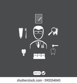Dental clinic. Vector illustration