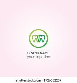 Dental Clinic vector logo design, Dentist healthcare creative logo design