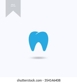 Dental clinic vector logo. Tooth icon
