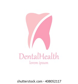 Dental clinic vector logo. Tooth icon