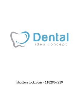 Dental Concept Logo Design Template