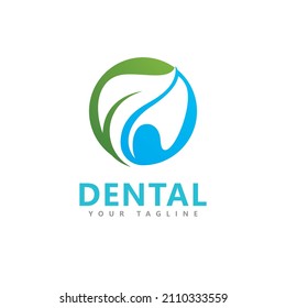 Dental Concept Logo Design Template