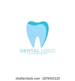 plantilla vectorial de icono de concepto dental