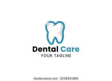 Dental creative idea logo wordmark. Dental Health, dental care and dental clinic. Logo for health, dentist and clinic.