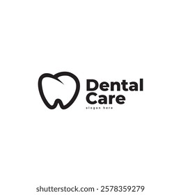 Dental creative idea logo wordmark. Dental Health, dental care and dental clinic. Logo for health, dentist and clinic.